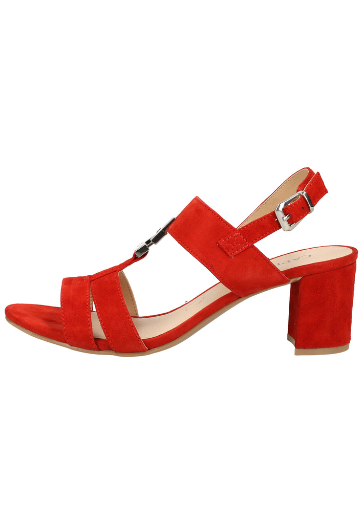 Caprice Sandalen Leder Red - surf4shoes
