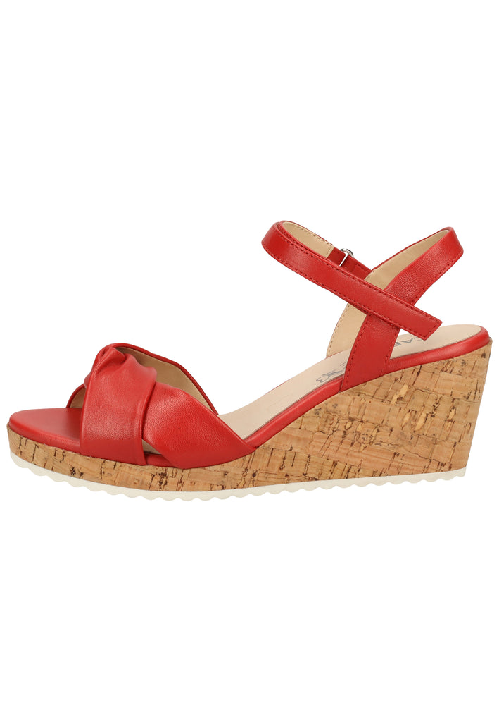 Caprice Sandalen Leder Red - surf4shoes
