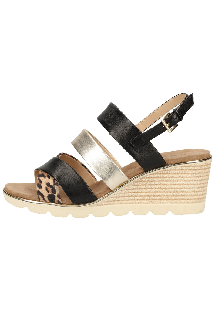 Caprice Sandalen Leder Leopard - surf4shoes