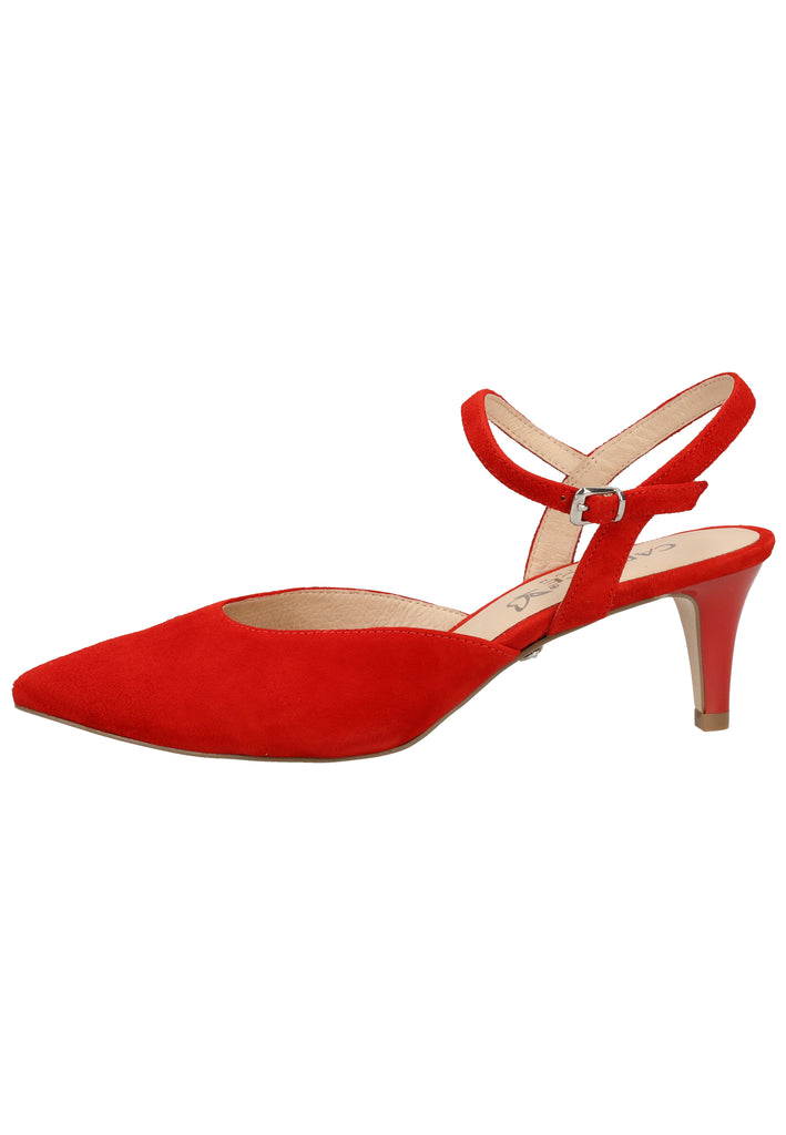 Caprice Pumps Leder Red - surf4shoes