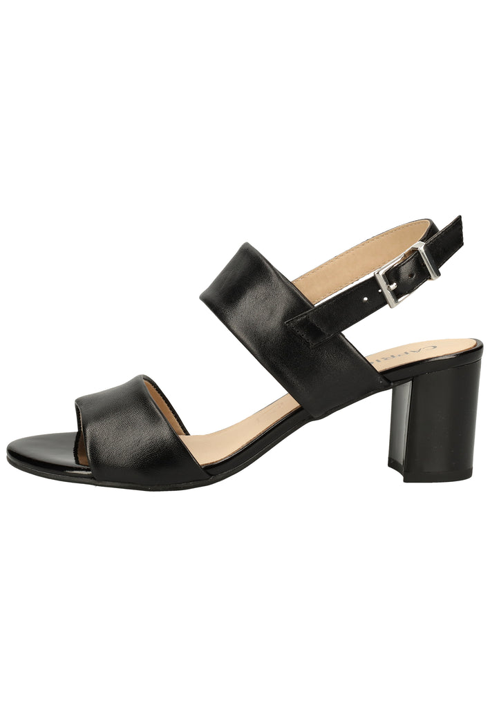 Caprice Sandalen Nappaleder Schwarz - surf4shoes