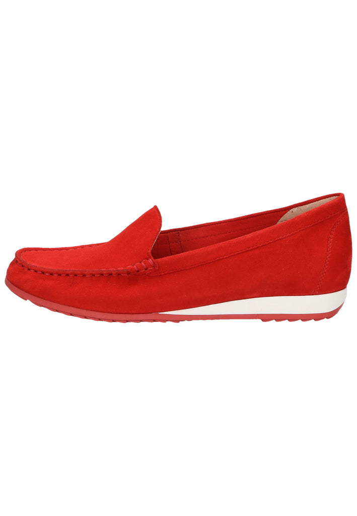Caprice Slipper Leder Rot - surf4shoes