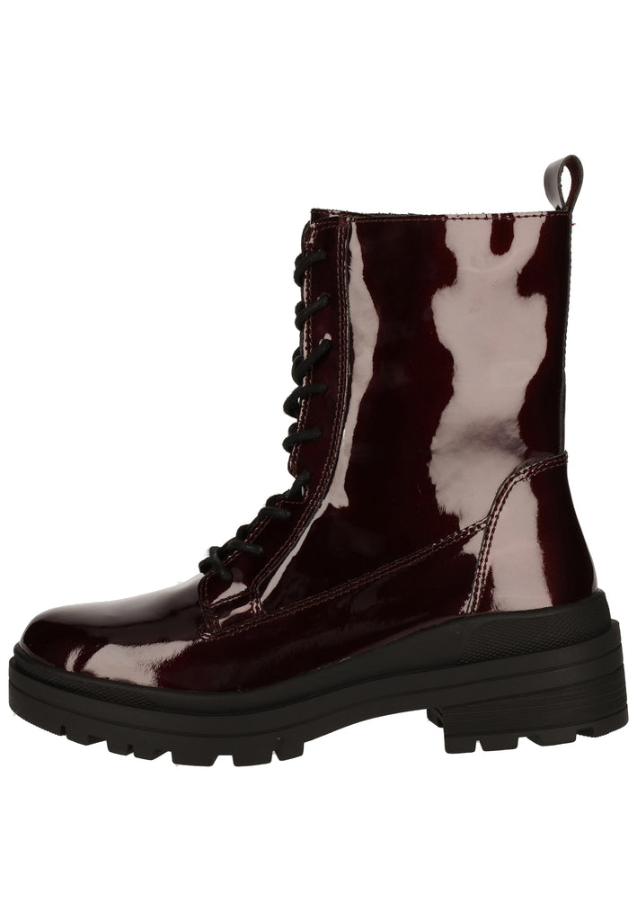 Caprice Stiefelette Leder Bordeaux - surf4shoes