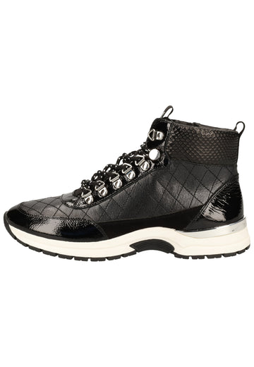 Caprice Stiefelette Leder Schwarz - surf4shoes