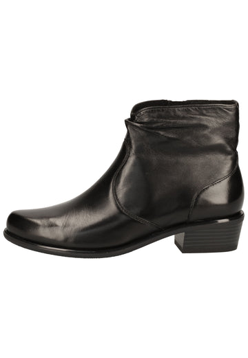 Caprice Stiefelette Leder Schwarz - surf4shoes