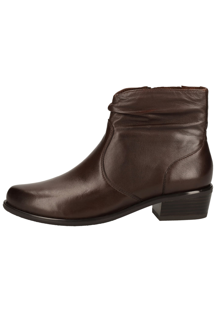 Caprice Stiefelette Leder Dunkelbraun - surf4shoes