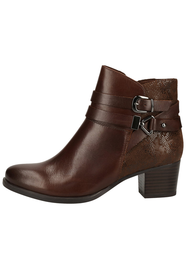 Caprice Stiefelette Leder Dunkelbraun - surf4shoes