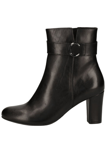 Caprice Stiefelette Nappaleder Schwarz - surf4shoes