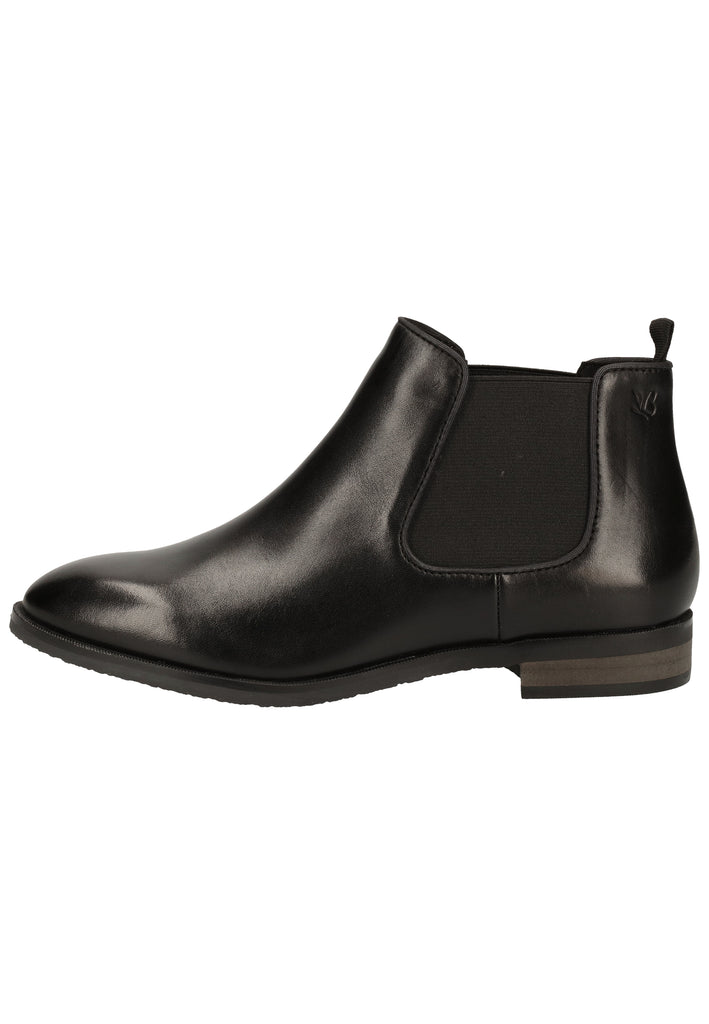 Caprice Stiefelette Leder Schwarz - surf4shoes