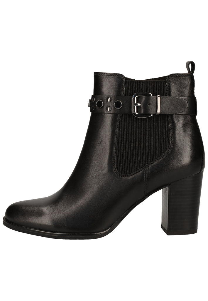 Caprice Stiefelette Leder Schwarz - surf4shoes
