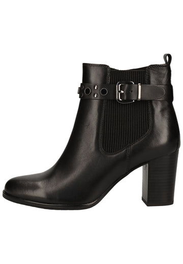 Caprice Stiefelette Leder Schwarz - surf4shoes