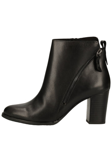 Caprice Stiefelette Leder Schwarz - surf4shoes