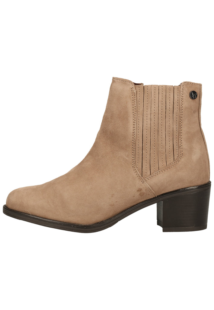 Caprice Stiefelette Leder Taupe - surf4shoes