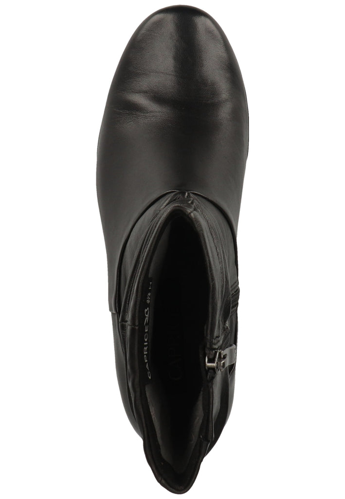 Caprice Stiefelette Nappaleder Schwarz - surf4shoes