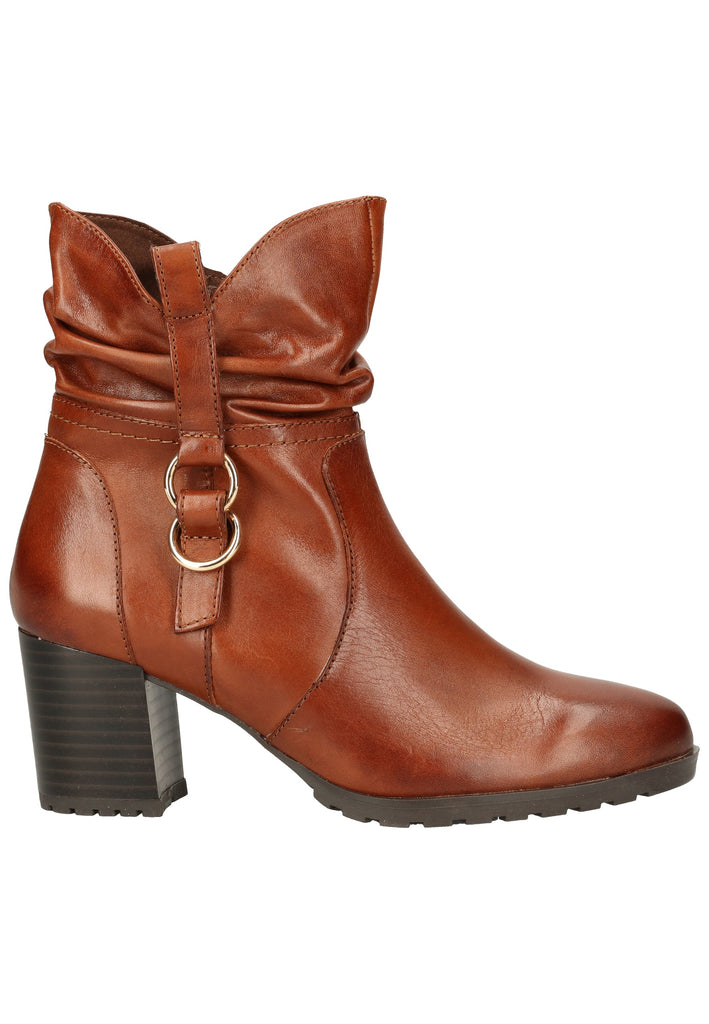 Caprice Stiefelette Nappaleder Cognac - surf4shoes