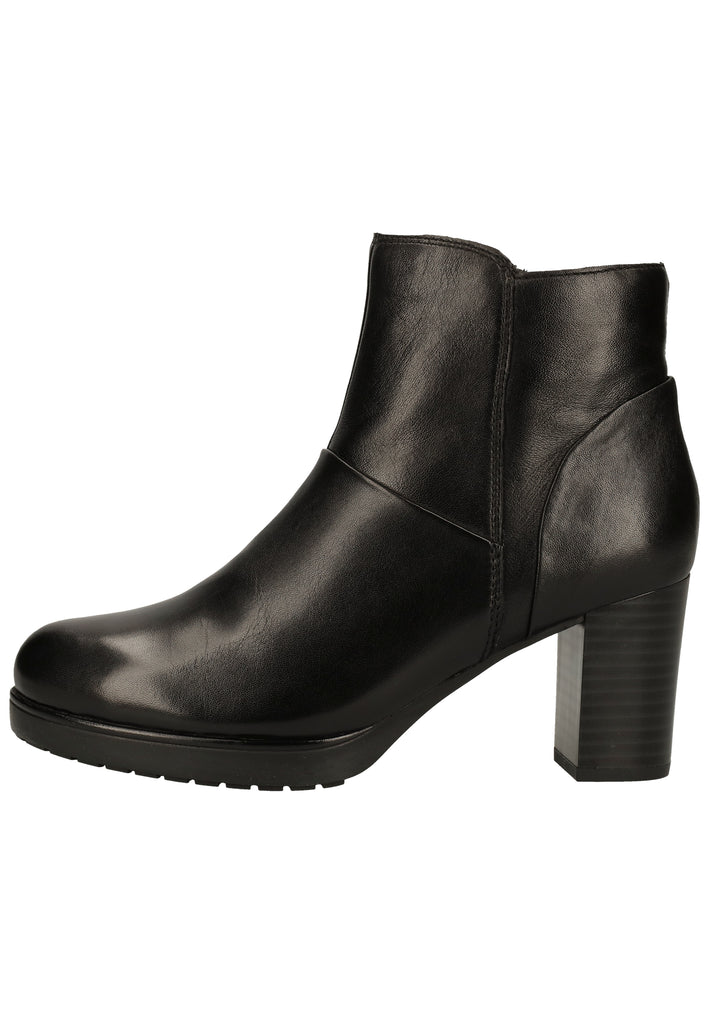 Caprice Stiefelette Nappaleder Schwarz - surf4shoes
