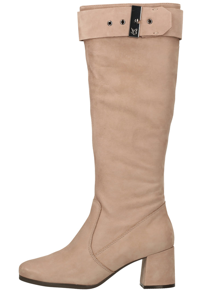 Caprice Stiefel Nubukleder Taupe - surf4shoes