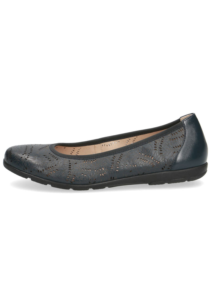 Caprice Ballerinas Nappaleder Ozean - surf4shoes