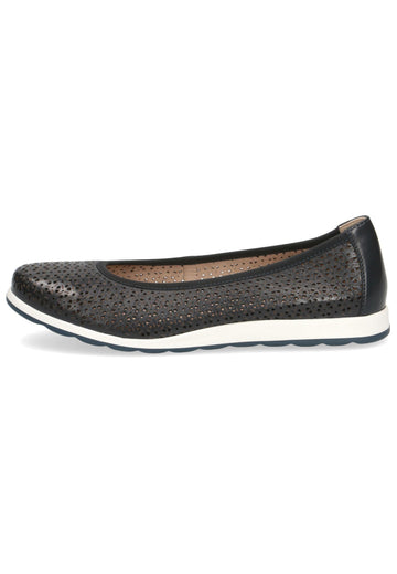 Caprice Ballerinas Nappaleder Ozean - surf4shoes