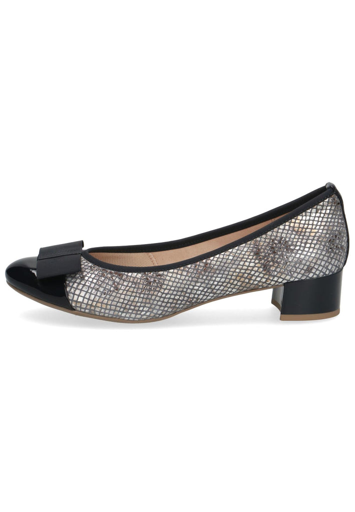 Caprice Pumps Leder/Textil Ozean - surf4shoes