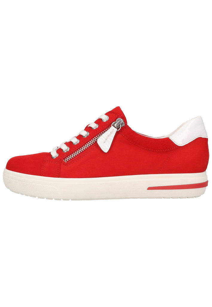Caprice Sneaker Veloursleder Rot - surf4shoes