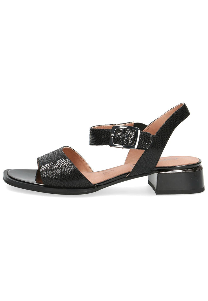 Caprice Sandalen Leder Schwarz - surf4shoes