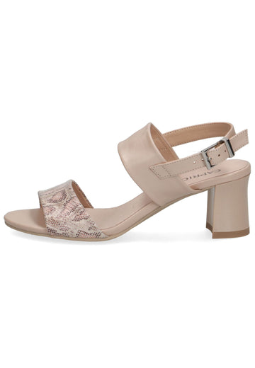 Caprice Sandalen Leder Beige - surf4shoes