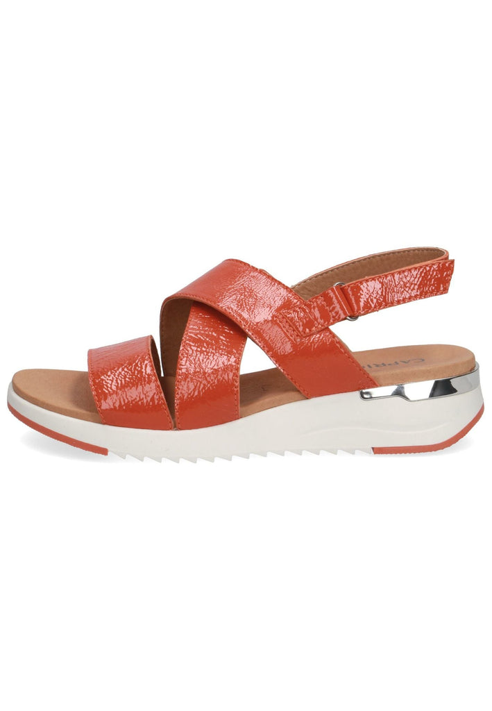 Caprice Sandalen Nappaleder Orange - surf4shoes