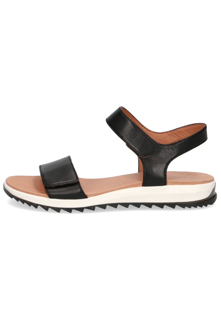 Caprice Sandalen Nappaleder Schwarz - surf4shoes