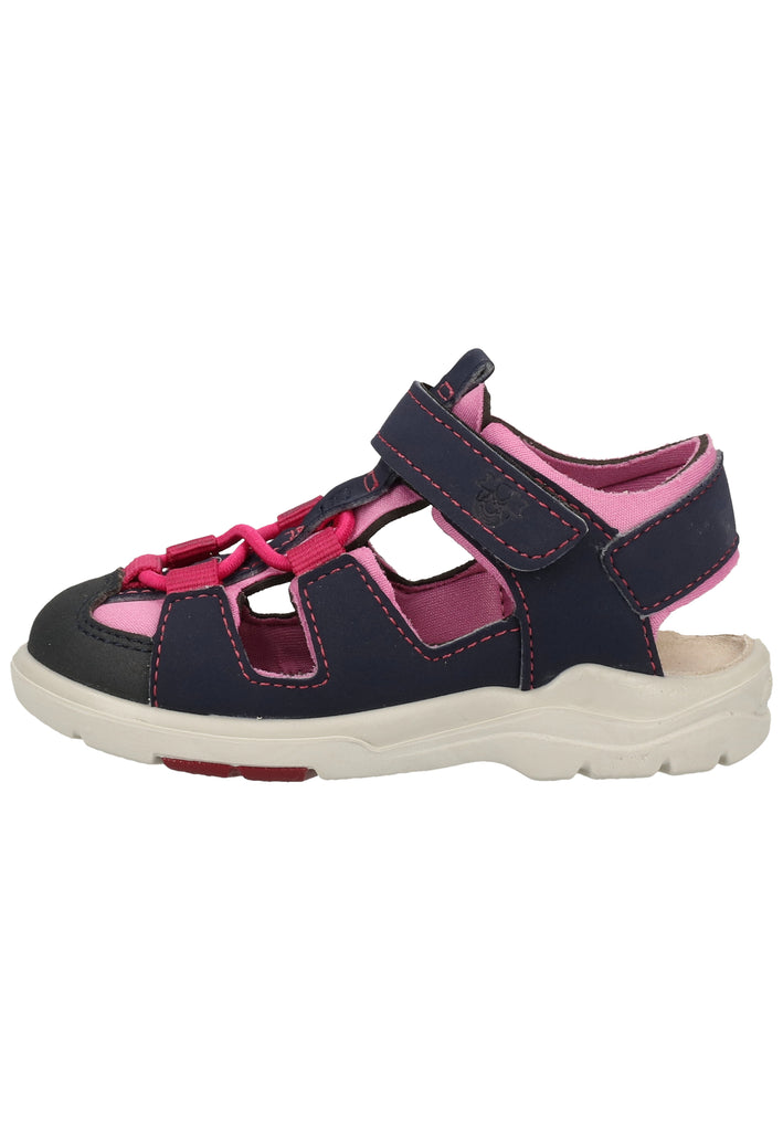 Pepino Sandalen Lederimitat/Textil Blau/Pink - surf4shoes