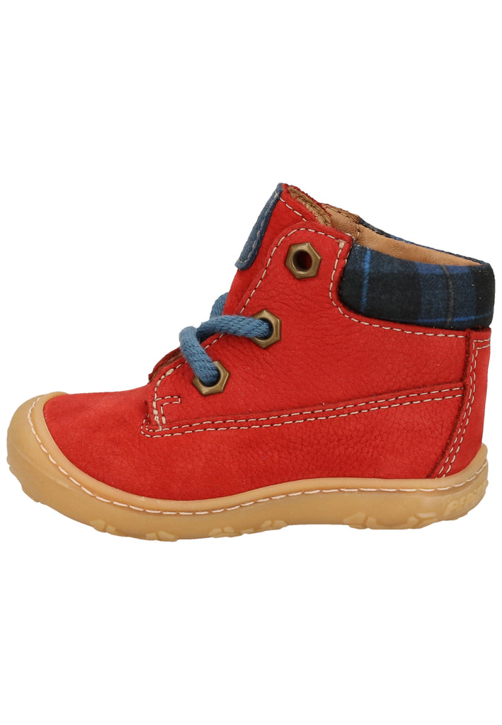 Pepino Halbschuhe Leder/Textil Rubinrot - surf4shoes