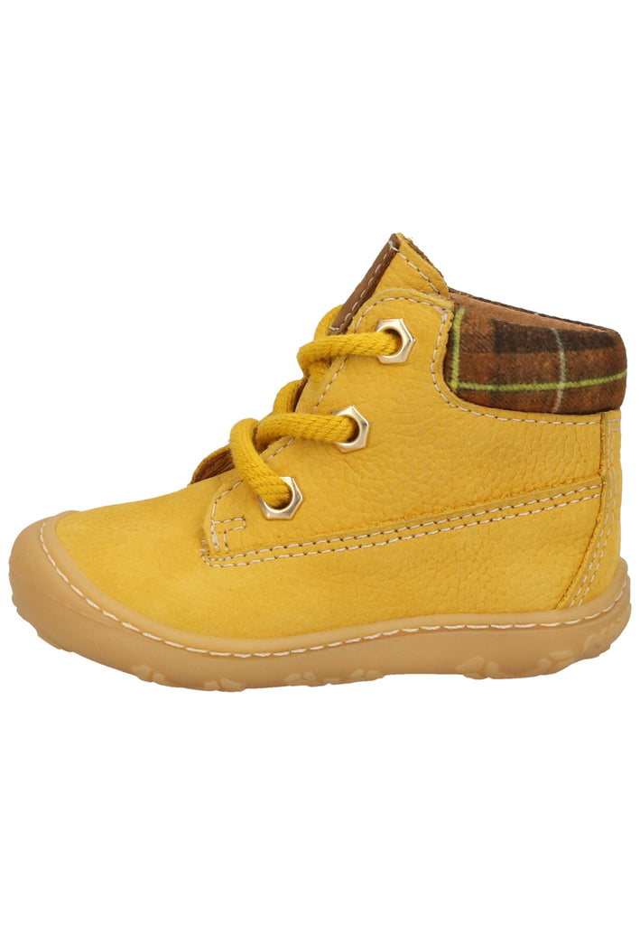 Pepino Halbschuhe Leder/Textil Senf - surf4shoes