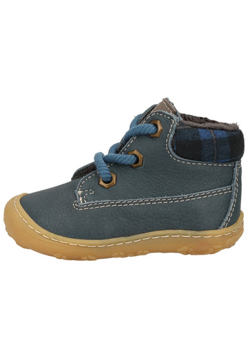 Pepino Halbschuhe Leder/Textil Blau Warmfutter - surf4shoes