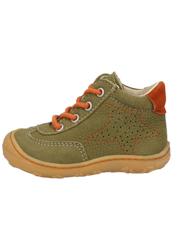 Pepino Halbschuhe Leder Oliv - surf4shoes