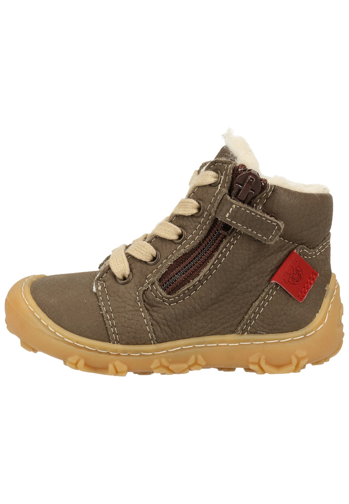 Pepino Stiefel Leder/Synthetik Hellgrau Warmfutter - surf4shoes