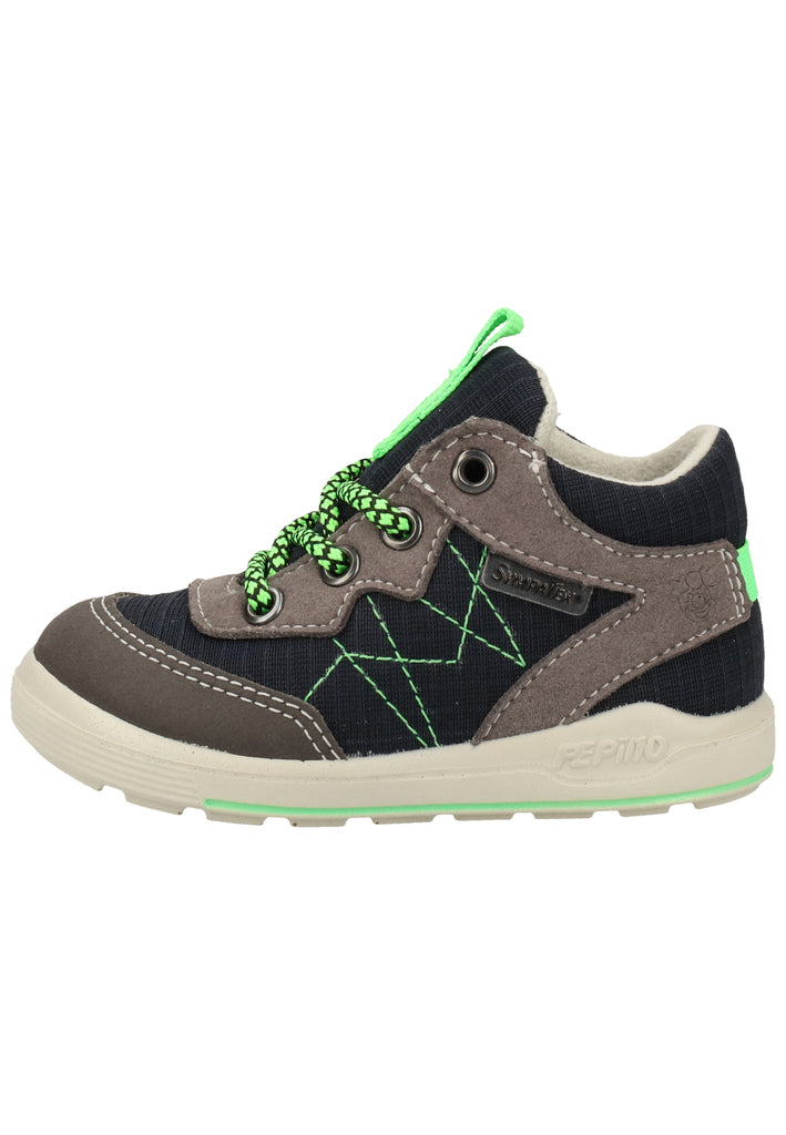 Pepino Sneaker Lederimitat/Textil Blau/Grau - surf4shoes