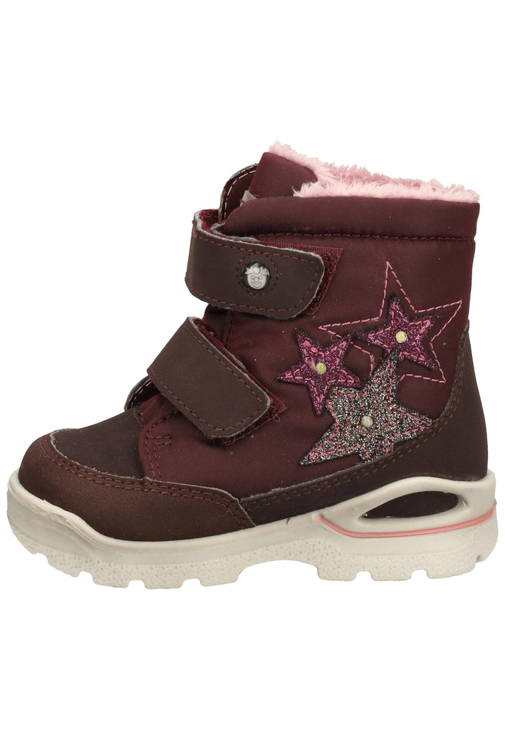 Pepino Stiefel Lederimitat/Textil Lila Warmfutter - surf4shoes