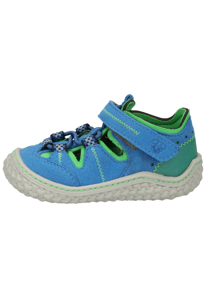 Pepino Halbschuhe Lederimitat/Textil Blau/Grün - surf4shoes