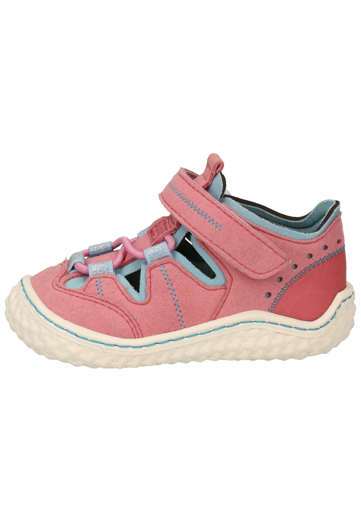 Pepino Halbschuhe Lederimitat/Textil Rosa/Hellblau - surf4shoes