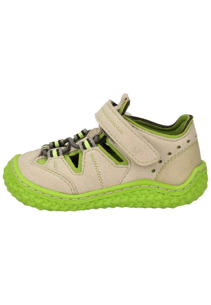 Pepino Halbschuhe Lederimitat/Textil Grau/Grün - surf4shoes