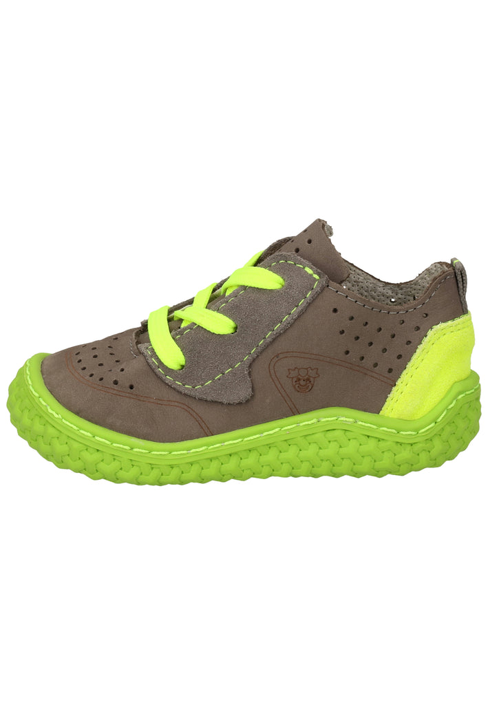 Pepino Halbschuhe Nubukleder Grau/Grün - surf4shoes