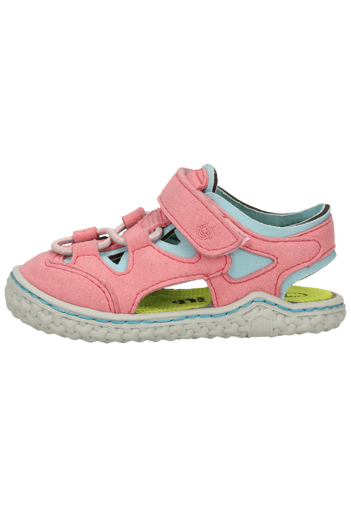 Pepino Halbschuhe Lederimitat/Textil Rosa/Hellblau - surf4shoes