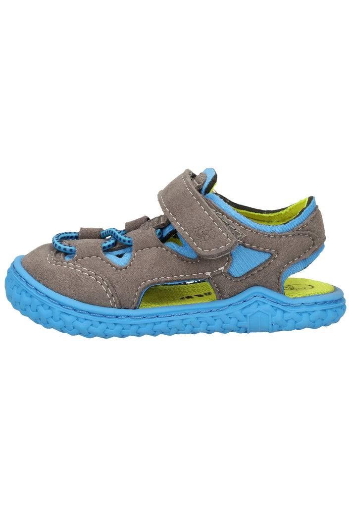 Pepino Halbschuhe Lederimitat/Textil Grau/Blau - surf4shoes