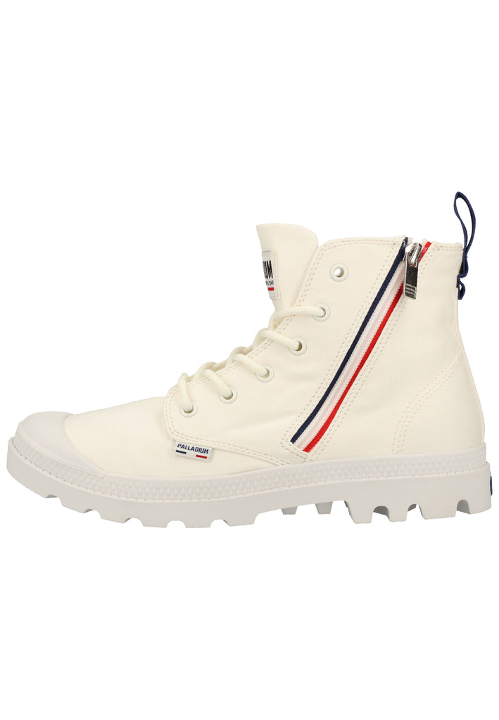 Palladium Stiefelette Textil Weiß - surf4shoes