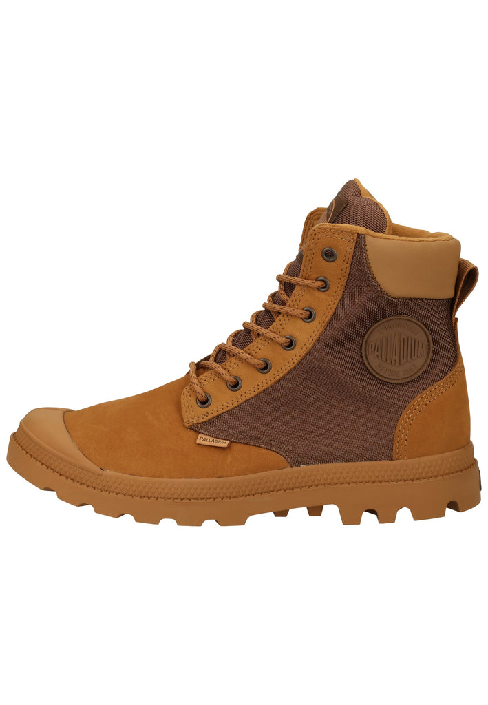 Palladium Stiefelette Leder/Textil Braun - surf4shoes