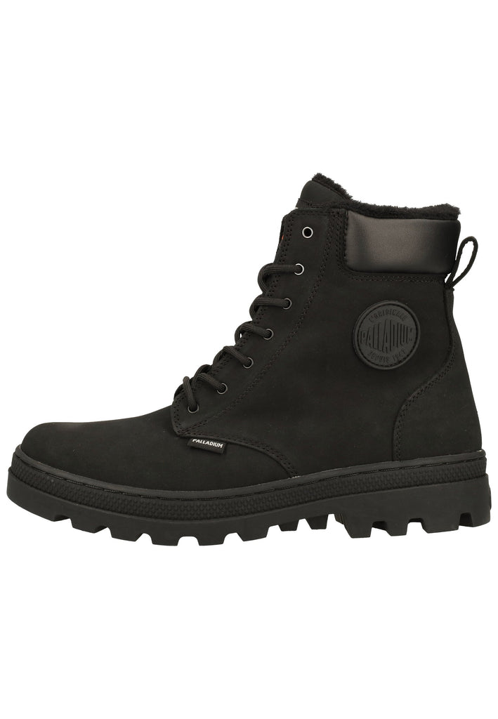 Palladium Stiefelette Leder Schwarz Warmfutter - surf4shoes