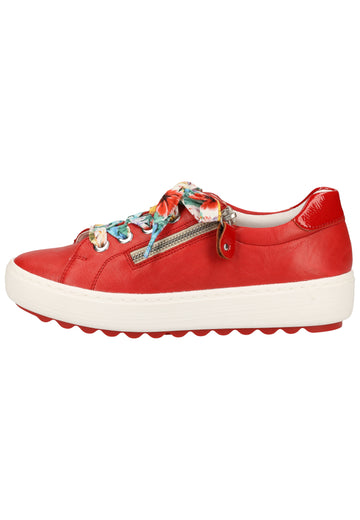 Remonte Sneaker Leder Rot - surf4shoes