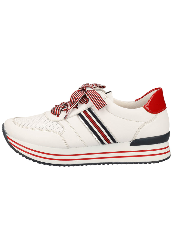 Remonte Sneaker Lederimitat Weiß - surf4shoes
