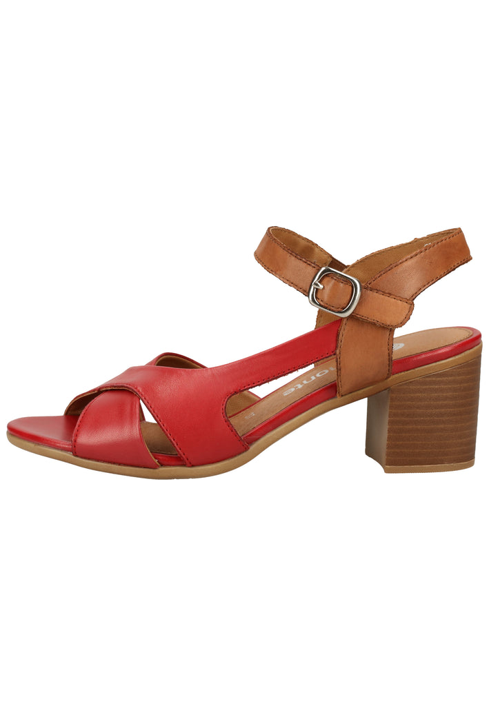 Remonte Sandalen Leder/Synthetik Rot - surf4shoes