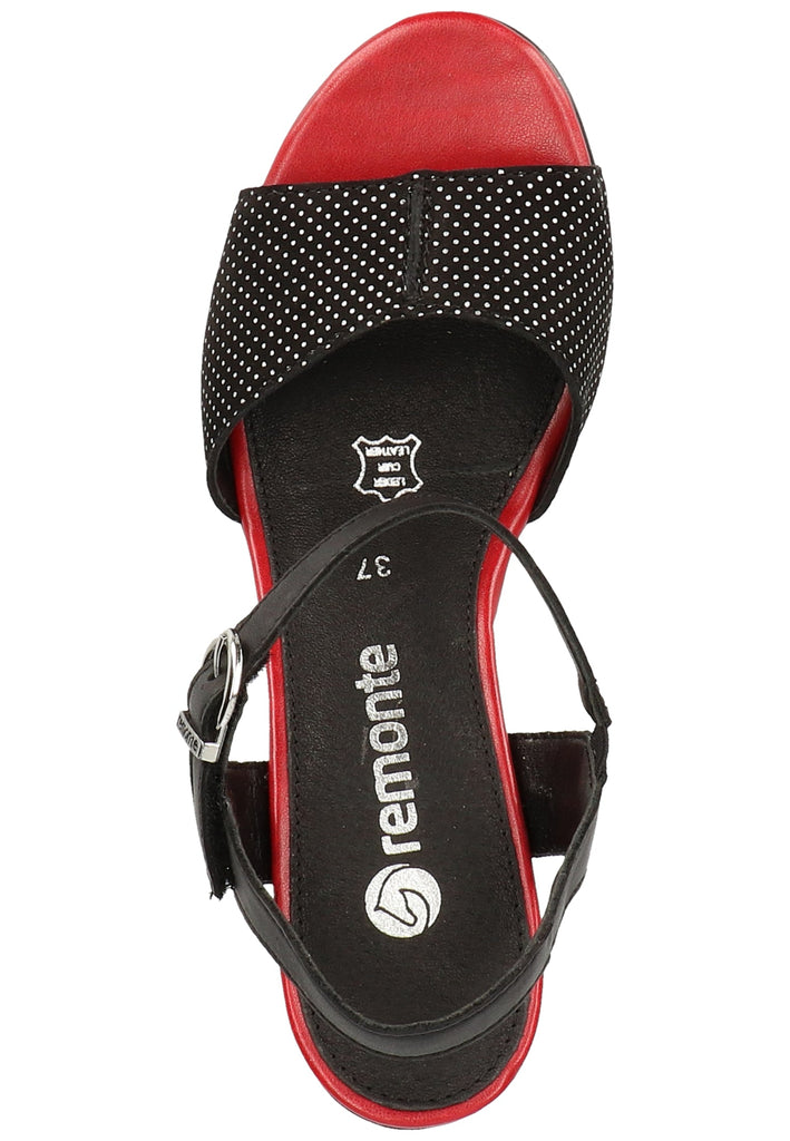 Remonte Pumps Leder Schwarz - surf4shoes